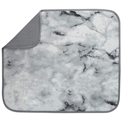 S&T INC. Marble Marmordruck Abtropfmatte, Polyester, Marmor von S&T INC.