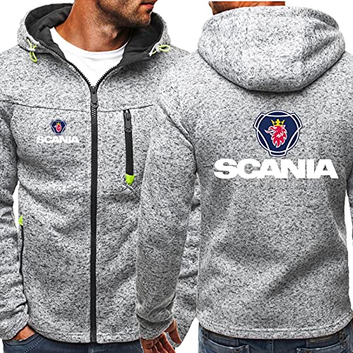 Herren Hoodies Zip Sweatshirt für Scania Printed Fashion Top Hoodie Lässige Unisex Langarm-Kapuzenjacke - Teen Geschenk von S-vision