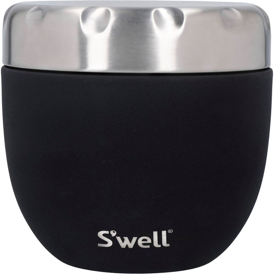 S'well Thermobehälter Calacatta S'well Eats 2-in-1 Essensschale, Edelstahl, (1-tlg), VAKUUM-ISOLIERTE KONSTRUKTION, 363 ml von S'well