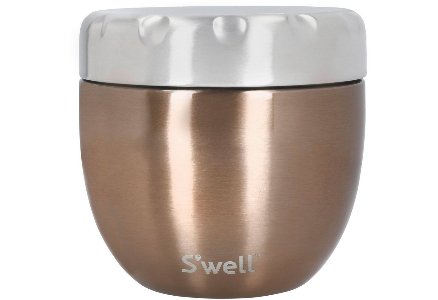 S'well Thermoschüssel S’well Pink Topaz Eats 2-in-1 Food Bowl, Edelstahl, (2-tlg), Therma-S'well®-Technologie mit dreischichtiger Außenschale von S'well