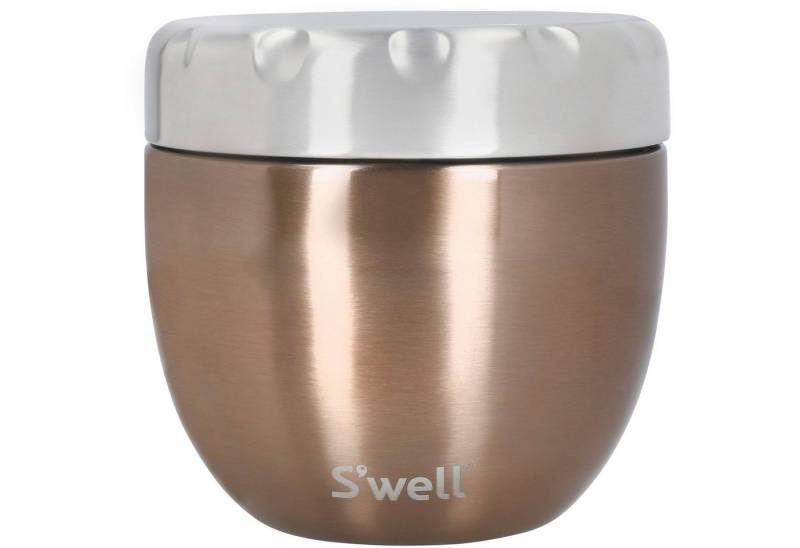 S'well Thermoschüssel S’well Pink Topaz Eats 2-in-1 Food Bowl, Edelstahl, (2-tlg), Therma-S'well®-Technologie mit dreischichtiger Außenschale von S'well