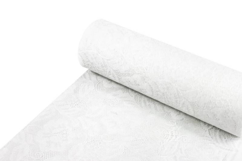 S.I. ZWARTZ BV Tischläufer SIZOLACE® ROSE, Spitzen-Optik, Tischläufer, Tischband 30cm/5m von S.I. ZWARTZ BV