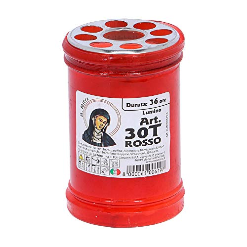 S.Rita LUM00619A Votivkerze Paraffin, rot S.Rita LUM00619A Votivkerze Paraffin, rot von S.Rita