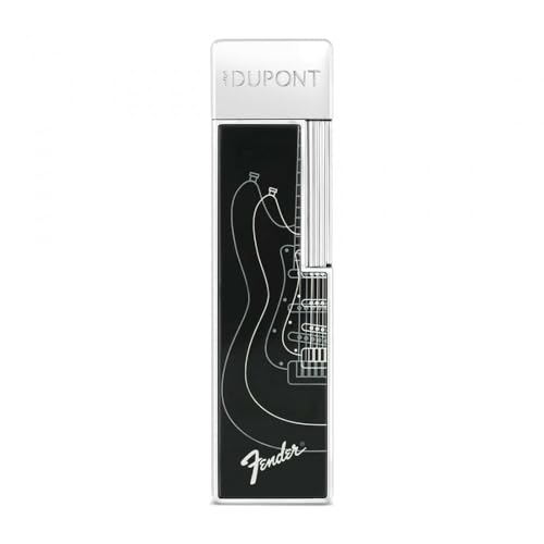 ST Dupont - Fender Twiggy Feuerzeug Schwarz und Chrom von S.T. Dupont