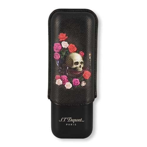 ST Dupont Memento Mori Schwarzes Zigarrenetui für 2 Zigarren ST Dupont Memento Mori Schwarzes Zigarrenetui für 2 Zigarren von S.T. Dupont