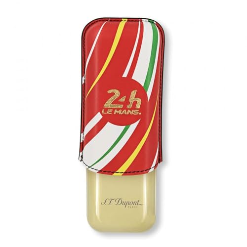 Zigarrenetui für 2 Zigarren ST Dupont Le Mans Rotes und goldenes von S.T. Dupont