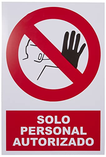 S21 Señalización PRR3010.G – Schild nur autorisiertes Personal, mehrfarbig von S21 Señalización
