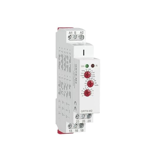 1 Pcs Multi-Function Din Rail Automatic Timer Relay AC DC 12V 24V 220V Control Switch Multifunction Time Relay GRT8-M(1 Group ACDC12-240V) von S2IZ5O
