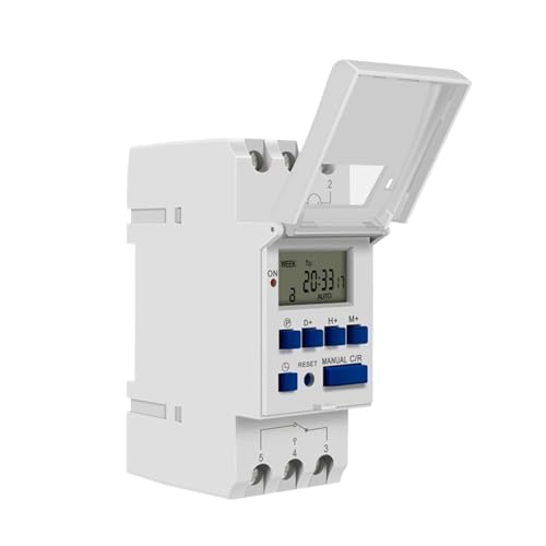 Electronic Weekly 7 Days Programmable Digital TIME Relay Timer Switch Control AC 220V 230V 12V 24V 30A Din Rail AHC30A THC30A(220V1NO1NC) von S2IZ5O
