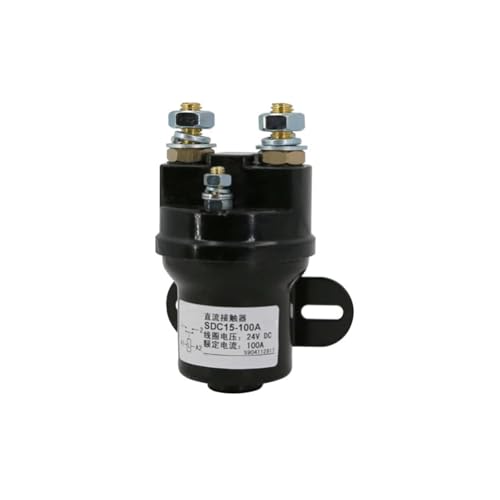S2IZ5O 1pc SDC15-100A 200A 300A DC Contactors 1NO for 12V 24V 72V Normally Open Contact Switches(SDC15-100A,1NO_72 V) von S2IZ5O