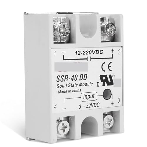 Solid State Relay 10A 25A 40A Single Phase Module 3-32V Input DC 12-220V DC Output SSR-10DD SSR-25DD SSR-40DD(SSR-40DD) von S2IZ5O