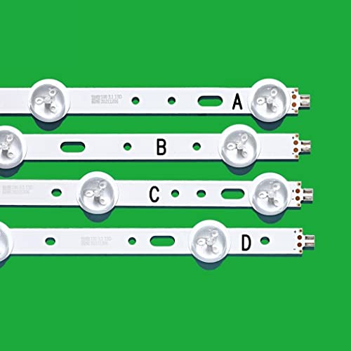 (Neues Kit) 10 Stück LED-Hintergrundbeleuchtung Bar Ersatz for SVS400A79 4LED A BD 5LED C Typ SVS400A73 40D1333B 40PFL3208T LTA400HM23 (Color : 1set) von BAVALU