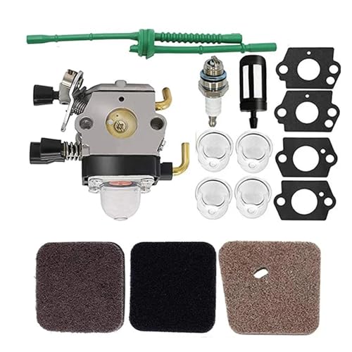 SAANICH Vergaser Carb Kit Fit for Stihl FS85 FS38 FS45 FS55 for Zama CIQ-S186A Carb C1Q-S66 C1Q-S71 C1Q-S97 Luftfilter Garten Werkzeuge Kettensäge von SAANICH