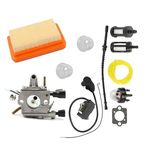 SAANICH Vergaser-Kit passend for Stihl FS120 FS200 FS250 FS300 FS350 FR350 FR450 FR480 Fadenschneider mit Zündspule und Luftfilter SAANICH Vergaser-Kit passend for Stihl FS120 FS200 FS250 FS300 FS350 FR350 FR450 FR480 Fadenschneider mit Zündspule und Luftfilter von SAANICH