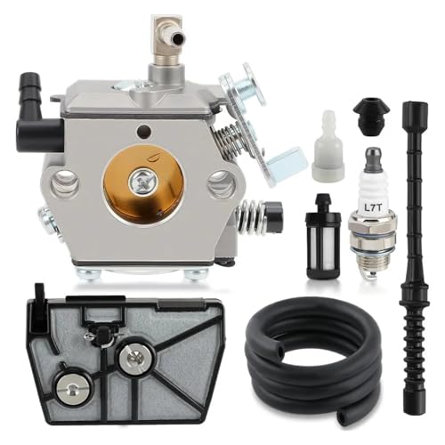 SAANICH Vergaser passend for Stihl 028 028AV for Walbro WT-16B for Tillotson HU-40. Kraftstoffleitung ersetzt Stihl 1119-358-7700 von SAANICH