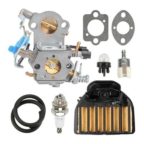 SAANICH WTA29 Vergaserbefestigungssatz Passend for Husqvarna 455 460 for Rancher Jonsered CS2255 Luftfilter-Primerball-Vergaser von SAANICH