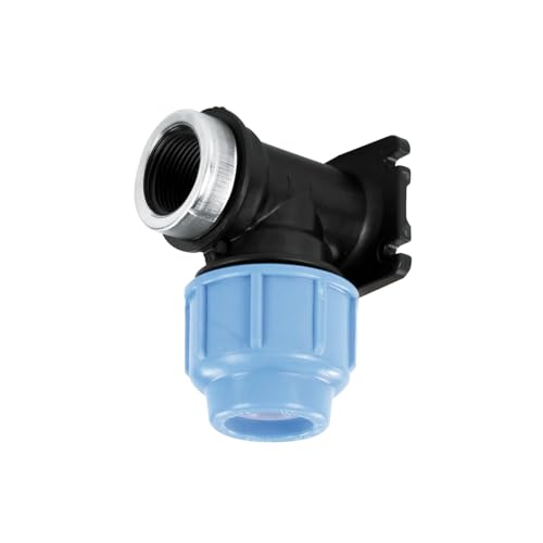 SAB Wandverbinder 32 x 1 Zoll BlueSeal 16 PP PN16 Verbindungsstück PE-Rohr Bewässerungsanlagen von SAB