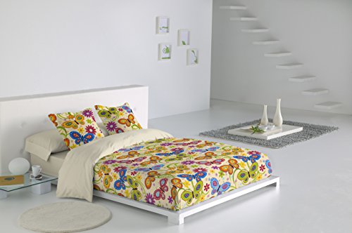SABANALIA Bettbezug Butterflies (erhältlich in verschiedenen Größen), Einzelbett, Bett 150 cm von SABANALIA