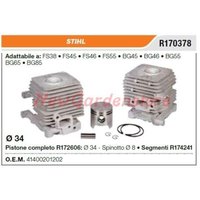 Kolbenzylindersegmente STIHL Kettensäge FS38 FS46 45 R170378 von SABART