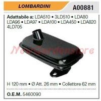 Sabart - lombardini Motorhacke LDA510 3LD510 Schalldämpfer A00881 Sabart - lombardini Motorhacke LDA510 3LD510 Schalldämpfer A00881 von SABART