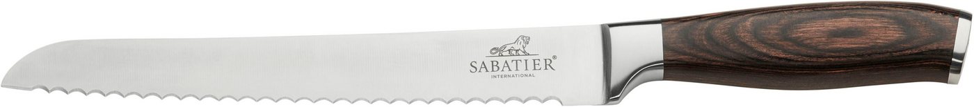 SABATIER International Brotmesser, rostfreier Klingenstahl, geschmiedete Messerklinge von SABATIER International