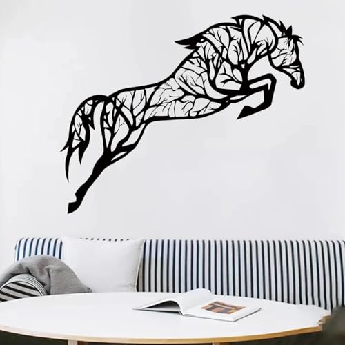 SABORR Abstrakte Pferd Tier Wand Aufkleber Silhouette Kinderzimmer Innen Schlafzimmer Aufkleber Sofa Hintergrund Aufkleber Schwarz PVC SABORR Abstrakte Pferd Tier Wand Aufkleber Silhouette Kinderzimmer Innen Schlafzimmer Aufkleber Sofa Hintergrund Aufkleber Schwarz PVC von SABORR