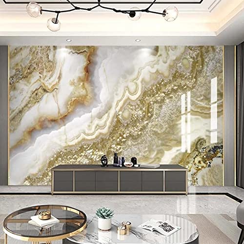 SABORR Selbstklebende PVC-Tapete 3D Wandbild modern abstrakt Marmor Wohnzimmer Schlafzimmer Wand Kunst dekorative Aufkleber von SABORR