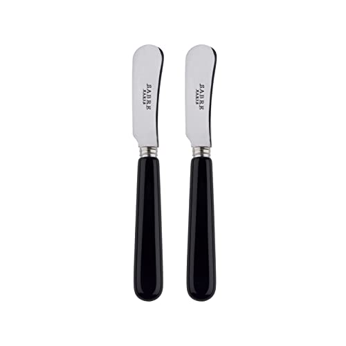 SABRE PARIS - 2er Set Buttermesser - POP (Schwarz) von SABRE PARIS