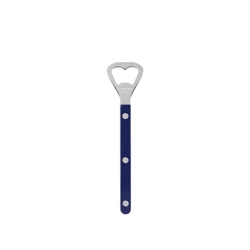 SABRE PARIS - Flaschenöffner 20cm - Bistrot - Perfekt zum Öffnen von Bierflaschen - Edelstahl & Nylon - Spülmaschinenfest - Marineblau von SABRE PARIS