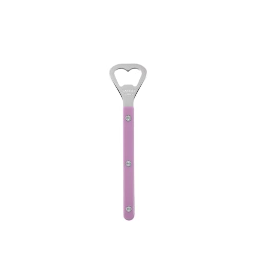 SABRE PARIS - Flaschenöffner 20cm - Bistrot - Perfekt zum Öffnen von Bierflaschen - Edelstahl & Nylon - Spülmaschinenfest - Rosa von SABRE PARIS