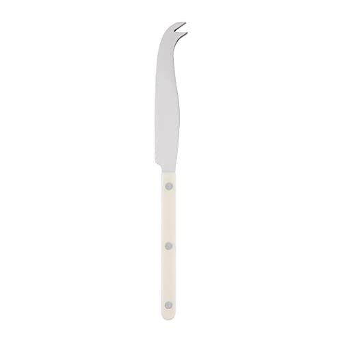 SABRE PARIS - Käsemesser 24 cm - Bistrot - Für alle Käsesorten - Edelstahl & Nylon - Spülmaschinenfest - Elfenbeinfarbe von SABRE PARIS