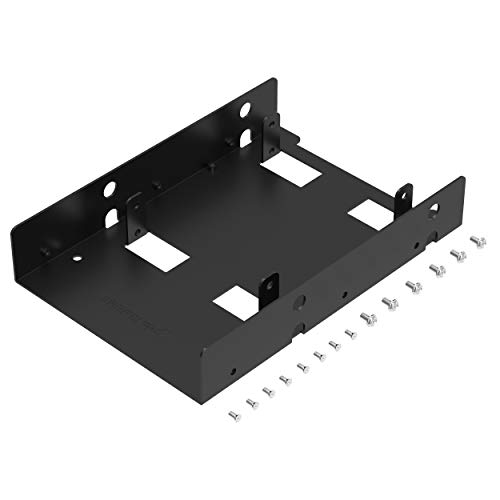 SABRENT 2,5” zu 3,5” HDD SSD Einbaurahmen, Festplatten Montage Kit Adapter (BK-HDDF) von SABRENT
