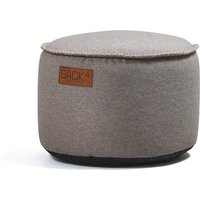 SACK it - RETRO it Canvas Pouf, sand von SACKit