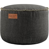 SACK it - RETRO it Cobana Drum Outdoor Pouf, grau von SACKit