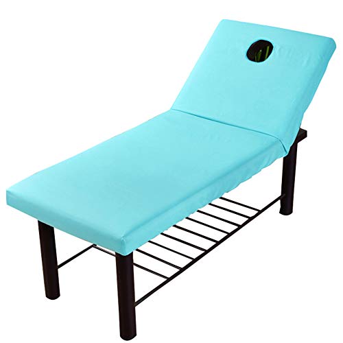 Massage-Bettlaken, weiches Spannbetttuch für Massageliege, nicht null, blau, Free Size von SADA72