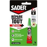 Sader Reparaturkleber repariert alles Extreme + Flüssigkeit Tube 3g Sader von SADER
