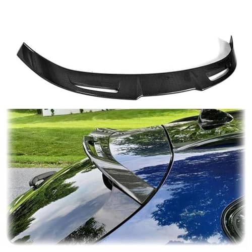 SADHADAH Spoiler Flügel Kompatibel mit Alfa Kompatibel mit Romeo Kompatibel mit Stelvio 2017 2018 2019 2020 2021 ABS Auto Heckspoiler Spoiler Carbon Look Body Kit Auto Spoiler Wing von SADHADAH