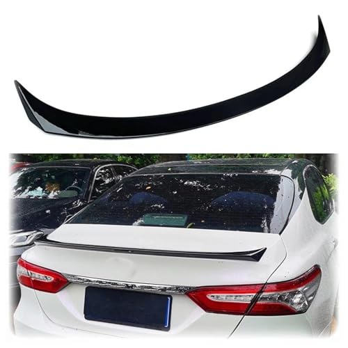 SADHADAH Spoiler Flügel Kompatibel mit Toyota Kompatibel mit Camry 2018 2019 2020 2021 2022 ABS Hinten Flügel Spoiler Glänzend Schwarz Look Auto Spoiler Wing von SADHADAH
