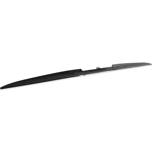 SADHADAH Spoiler Flügel Universal Auto Hinten Flügel Dach Spoiler Limousine Kompatibel mit Fließheck DIY Länge Auto Spoiler Wing(Schwarz) von SADHADAH