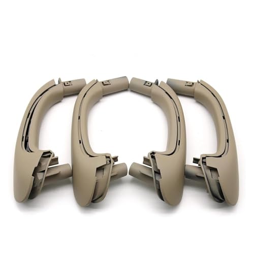 SADHADAH Türinnenverkleidung Türgriff 2 STÜCKE/4 STÜCKE Autoinnenausstattung Vorne Links Rechts Türgriffsatz Ersatz Für Benz W203 C-Klasse 2000-2007 Türgriff Innen(Beige 4pcs Set) von SADHADAH