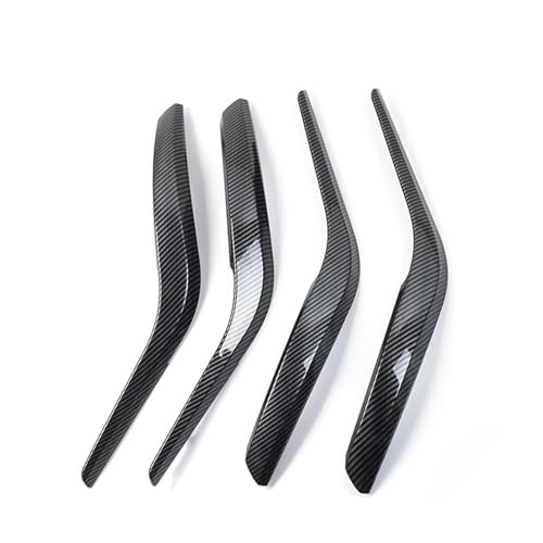SADHADAH Türinnenverkleidung Türgriff 4-teiliges Set Autoinnenraum hinten rechts ziehen äußere Abdeckung Trim Für X1 E84 2010 2011 2012 2013 2014 2015 2016 Türgriff Innen(Carbon fiber set) von SADHADAH