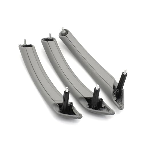 SADHADAH Türinnenverkleidung Türgriff Auto Beifahrertür Vorne Hinten Pull Griff Montage Set Ersatz Für 5 Serie E60 E61 2006-2010 51416983668 Türgriff Innen(RHD Gray Set) von SADHADAH