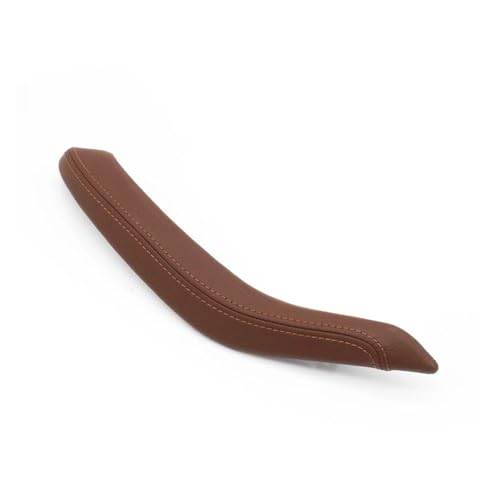 SADHADAH Türinnenverkleidung Türgriff Auto Innen Passagier Pull Äußere Leder Abdeckung Ersatz Für X5 X6 F15 F16 2014-2018 Türgriff Innen(Brown Right) von SADHADAH