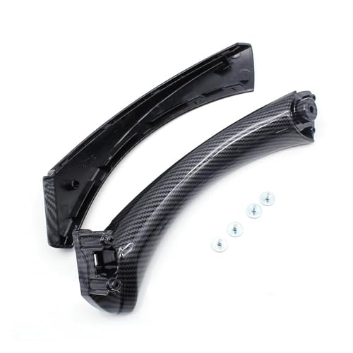 SADHADAH Türinnenverkleidung Türgriff Carbon Fiber Passagier Tür Pull Griff Abdeckung Trim Ersatz Für 3 Serie E90 E91 E92 316 318 320 325 328i Türgriff Innen(Left Handle Kit) von SADHADAH