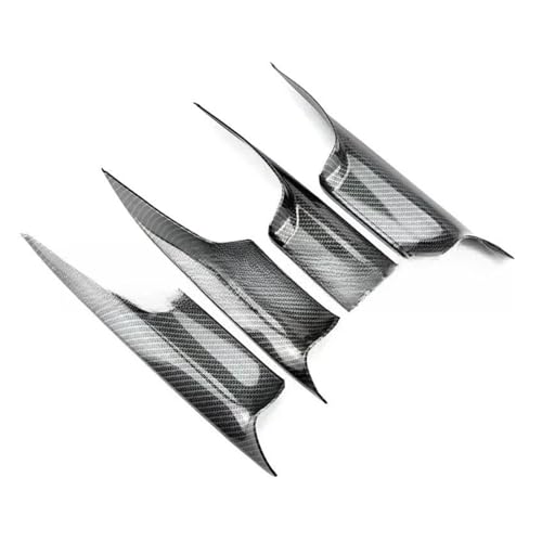 SADHADAH Türinnenverkleidung Türgriff Carbon fiber Links/Rechts Seite Innen Pull Abdeckung 51429151212 51419115501 2008-2015 für 7 Serie F01/F02 Türgriff Innen(F02 Extend wheelbas) von SADHADAH