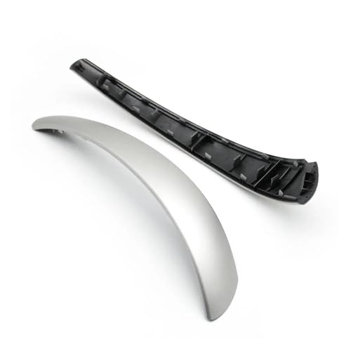 SADHADAH Türinnenverkleidung Türgriff Innen Links Rechts Pull Abdeckung Ersatz Für 1 Serie E81 E82 E87 E88 2006 2007 2008 2009 2010 Türgriff Innen(Matte Silver Set) von SADHADAH