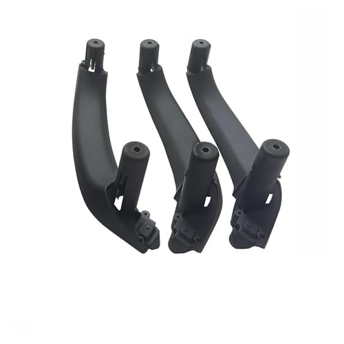 SADHADAH Türinnenverkleidung Türgriff Links Rechts Innen Tür Armlehne Panel Tür Griff Set Für X3 X4 F25 F26 2010-2016 5141 7250 306/5141 7250 307 Türgriff Innen(LHD 3PCS Black) von SADHADAH
