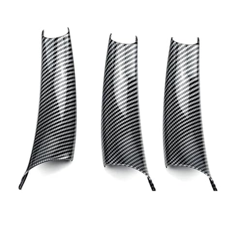 Türinnenverkleidung Türgriff Schwarzes Kohlefasermuster LHD RHD 3 Teile/satz Auto-Innentürgriffabdeckung Für X5 E70 X6 E71 E72 2007-2014 Türgriff Innen(Carbon RHD 3 Pcs) von SADHADAH