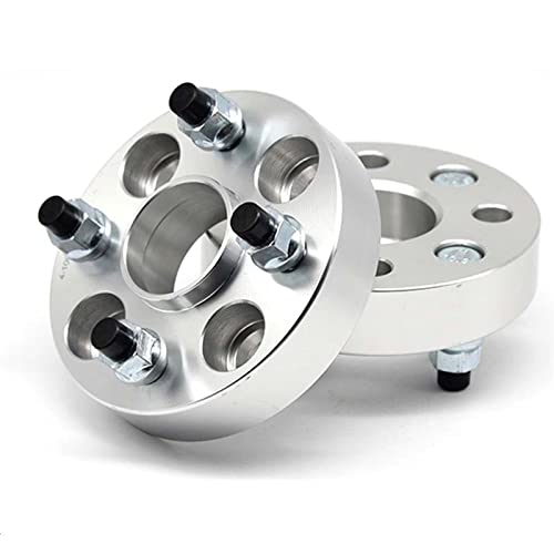 2 Stück Pcd 4x100 Mittelbohrung 60,1 Mm Auto-Distanzscheibenadapter Flansch 4 Lug Anzug Für Universal M12xp1.5 12xp1.25 Nabendichtungen(15mm P12x1.5 Silver) von SADQRG