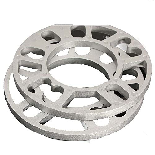 2 Stücke 3/5/8/10 Mm Für Auto Legierung Aluminium Spurverbreiterungen Shims Platte 4 & 5 Nabendichtungen(2PCS 5MM) von SADQRG